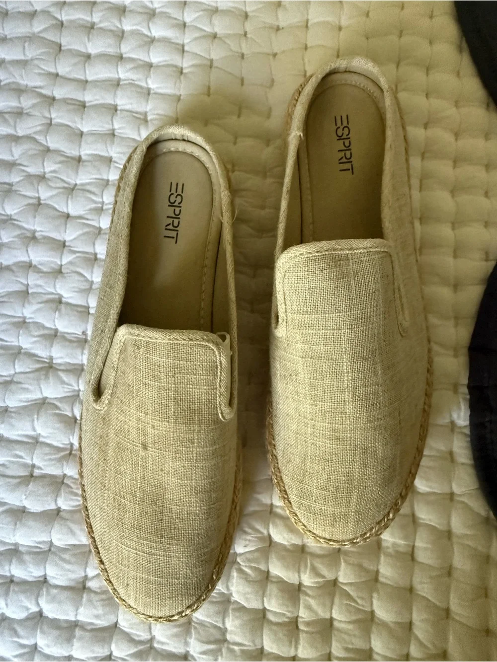 Esprit  Women’s Slip-On Espadrilles in Natural Beige